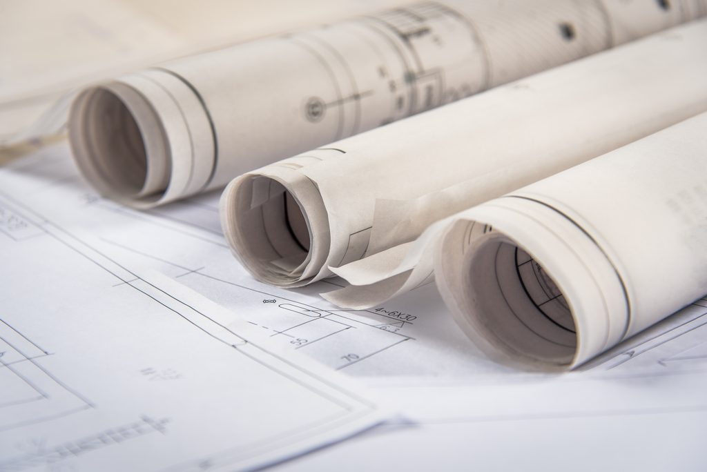 Architectural blueprints